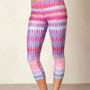 NWOT Prana Roxanne Y2K Capri Yoga Pants Size M Boho Retro Activewear